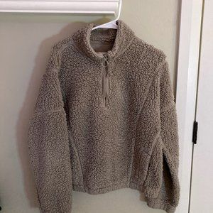 Reflex Zip Up Taupe Sherpa Size Large!!